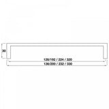 M4TEC Carronbridge Stainless Steel Handle – Cabinet, Cupboard & Drawer Door Handle (R7 Series)