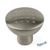 M4TEC Durness C9 Stainless Steel Cabinet Knob – 33mm Dimple-Pattern Cupboard & Drawer Handle