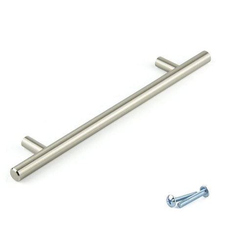 M4TEC Balintore T-Bar Handle – Brushed Nickel Cabinet, Cupboard & Drawer Handle (D4 Series)