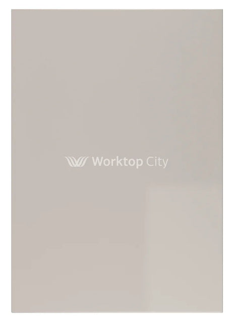 Vogue Slab Cashmere Gloss- Replacement Kitchen Doors SAMPLE PRODUCTS Vinyl Sample Colour Swatch