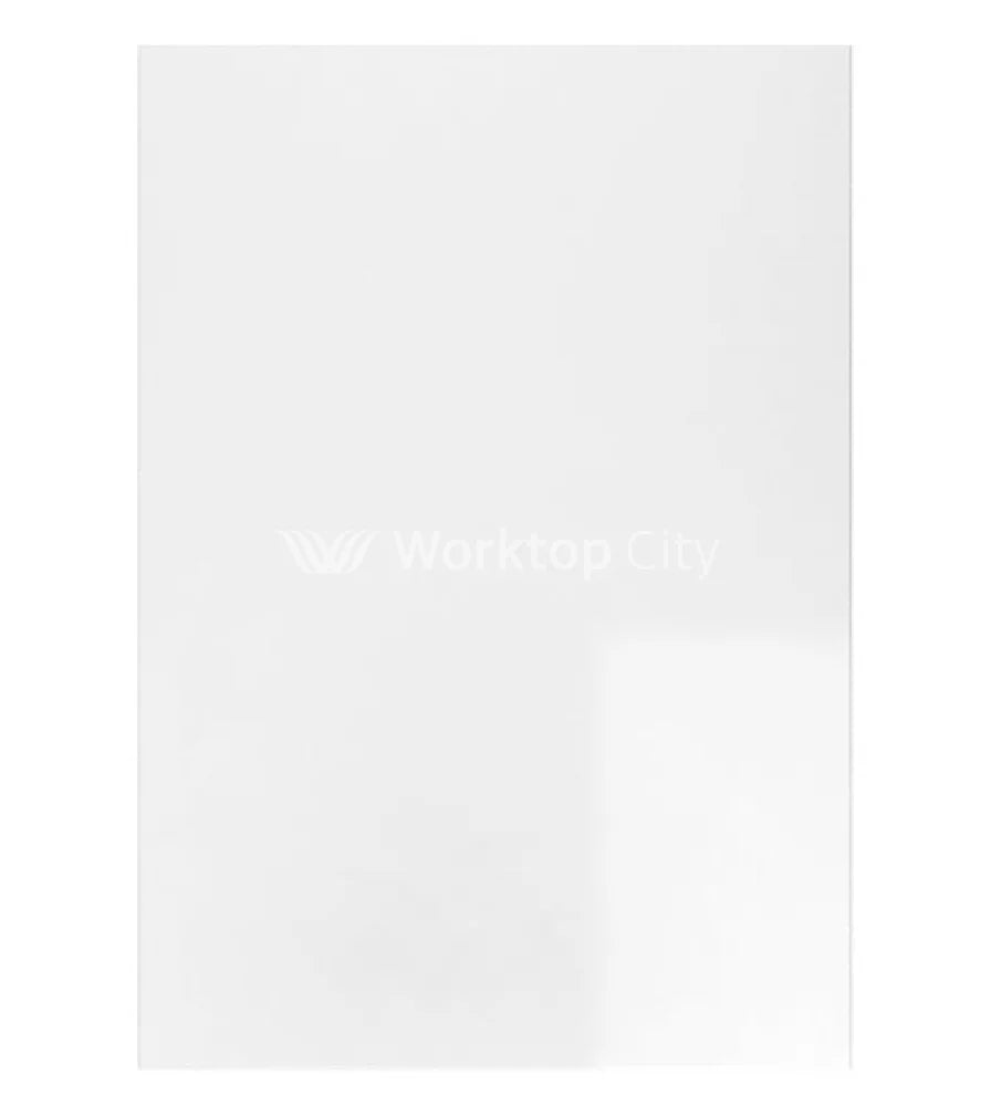 Vogue Slab White Gloss- Replacement Kitchen Doors SAMPLE PRODUCTS Vinyl Sample Colour Swatch