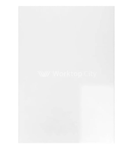 Vogue Slab White Gloss- Replacement Kitchen Doors SAMPLE PRODUCTS Vinyl Sample Colour Swatch