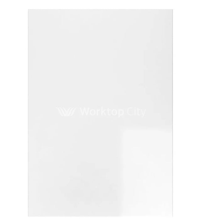 Vogue Slab White Gloss- Replacement Kitchen Doors SAMPLE PRODUCTS Vinyl Sample Colour Swatch