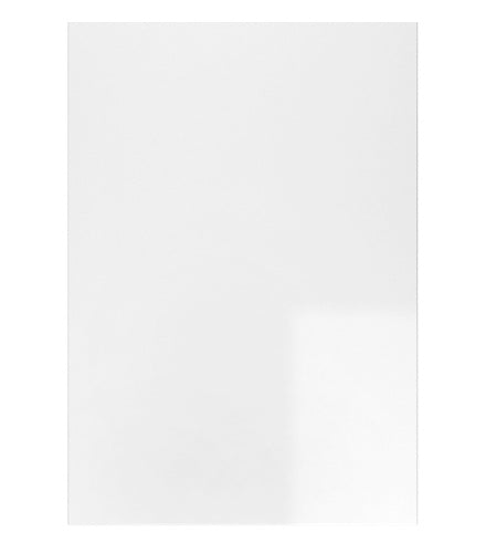 Vogue Slab White Gloss- Replacement Kitchen Door/Drawer Front (355mm High)