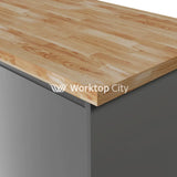 Wtc Elegance Solid Oak Real Wood Kitchen Worktops 22Mm (T)