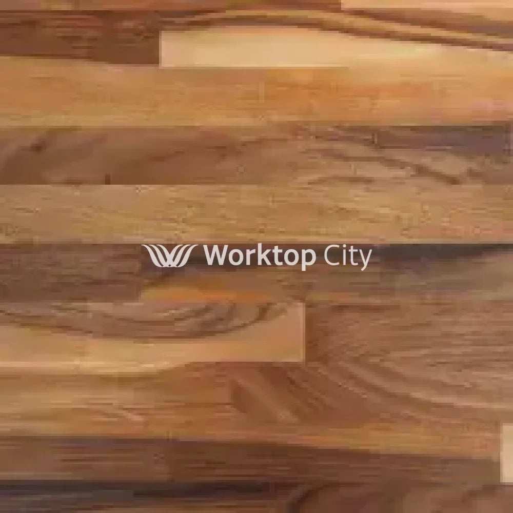 WTC Elegance Solid Walnut Real Wood Kitchen Upstand