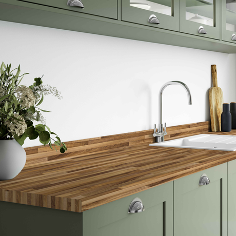 Wilsonart Warm Walnut Butcher Block Postformed Edge Kitchen Worktops (Extramatt Finish)